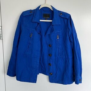 Banana Republic M Cobalt Blue Utility Jacket